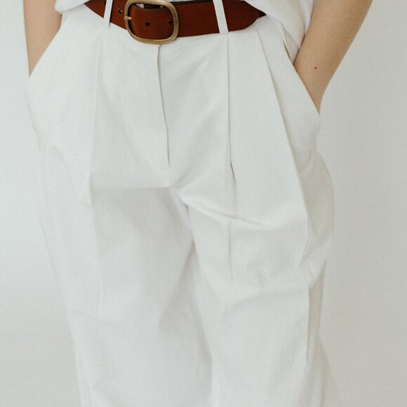 Proenza Schouler Helena Pant in Off White - Picture 6 of 7